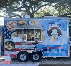 2018 - 8' x 14' Lightly Used Mobile Kitchen / Commercial Food Trailer
