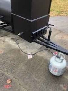 Ready to Use Open Barbecue Smoker Tailgating Trailer Shape