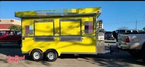 2021 15' Food Concession Trailer with Pro-Fire Suppression | Licensed Mobile Food Unit.