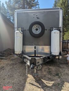2023 - 8.6' x 26' Commercial Barbecue Food Concession Trailer with Smoker and Porch