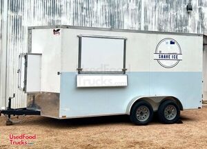 2023 7' x 14' Shaved Ice Trailer | Snowball Concession Trailer