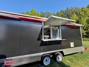 Well-Equipped Dual Axle 7' x 19' Kitchen Food Concession Trailer with Pro Fire System
