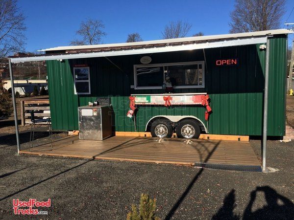 2007 - 8' x 26' Loaded Food / Pizza Concession Trailer.