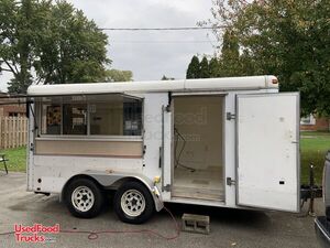 2003 - 7.5' x 14' United Express Pizza / Shaved Ice Concession Trailer.