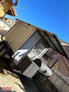 2008 - 8' x 10' BBQ Food Concession Trailer with Smoker.
