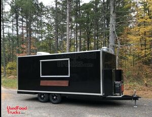 Licensed in 3 States- 2019 8' x 18' Food Concession Trailer Mobile Kitchen w/ Pro-Fire Suppression