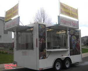 2011 - MTI Concession Trailer 14'x 8.5 with Chimney Cake Bakery Equipment