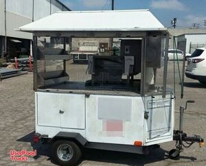 4.6' x 6' Shaved Ice Concession Trailer.