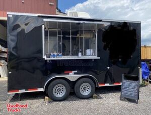 Lightly Used 2020 Cargo Craft 7' x 16' Inspected BBQ Concession Trailer.
