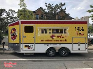Well Maintained 2018 CargoPro 8.5' x 16' Street Food Concession Trailer.