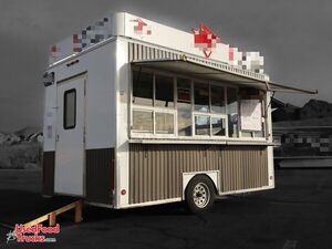Used 2006 7' x 14' Food Concession Trailer / Mobile Kitchen Unit.