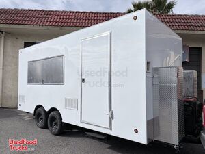 2025 7.5' x 18' Kitchen Food Concession Trailer with HCD Insignia + Pro Fire System
