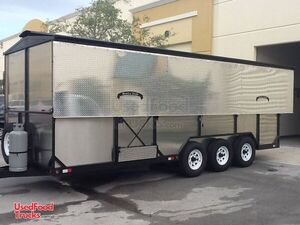 2012 BBQ Trailer with Smoker.