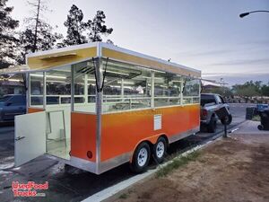Brand New 2020 - 8' x 18' Mobile Kitchen Food Concession Trailer.