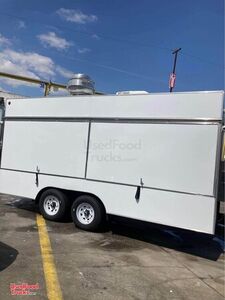 Permitted Mobile Kitchen Unit / Food Vending Concession Trailer with Van
