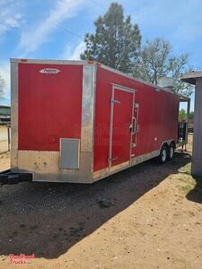 2014 24' Freedom Kitchen Food Trailer with Porch | Food Concession Trailer