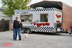 2018 8' x 18' Kitchen Food Concession Trailer with Pro-Fire System