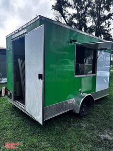 Well Equipped - 7' x 14' Ice Cream/Snowball Concession Trailer