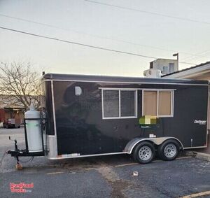 2021 Homesteader 7' x 16' Fully Equipped Professional Kitchen Food Trailer.