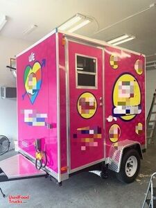 2019 - 6' x 8' Compact Shaved Ice/Snowball Concession Trailer.