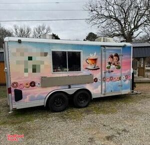 2003 9' x 14' Wells Cargo Kitchen Food Concession Trailer with Fire Suppression