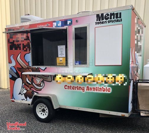 2016 Wells Cargo 8' x 12' Kitchen Food Concession Trailer with Buckeye Pro Fire.