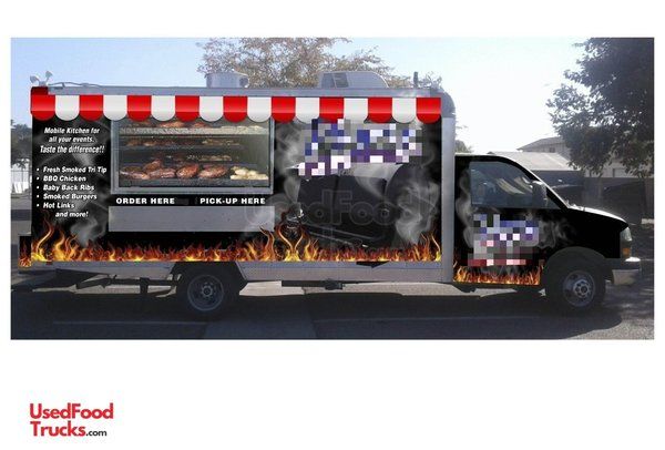 2014 - 16' GMC Savana Cut Box Truck Mobile Kitchen Food Truck