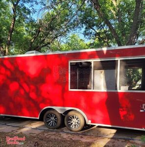 2021 Continental Cargo 8.5' x 22' Barbecue Concession Trailer with Porch.