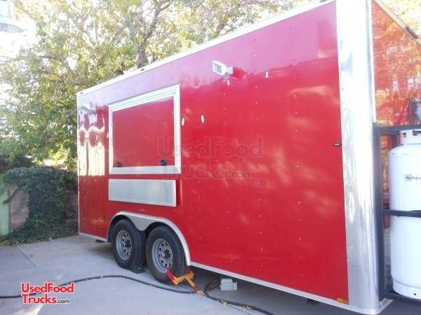 2015 - 8.5' x 16' Food Concession Trailer with Truck.