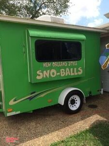 6' x 10' Shaved Ice Snowball Concession Trailer