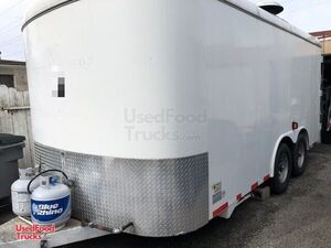 2005 - 18' Mobile Kitchen Food Concession Trailer with Pro Fire System