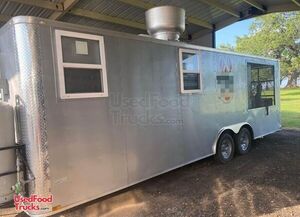 2018 - 8.5' x 24' Food Concession Trailer with Porch / Used Mobile Kitchen