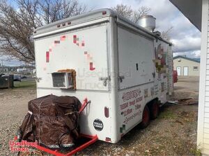 2002 Wells Cargo Used Mobile Kitchen / Street Food Concession Trailer.