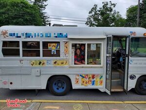 GMC Mini Blue Bird Ice Cream Truck | Mobile Vending Truck.