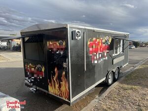 2019 8' x 20' Barbecue & Kitchen Concession Trailer / Commercial Mobile BBQ Rig.