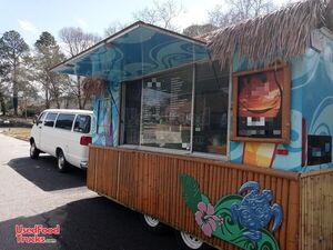 One-of-a-Kind 2015 - 7' x 16' Shaved Ice Concession Trailer.