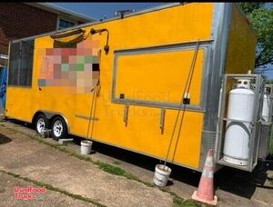 Ready to Work - 8.5' x 24' Food Concession Trailer | Mobile Food Unit with Porch.