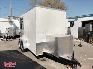 2023 BRAND NEW 6' x 12' Street Food Concession Trailer / New Mobile Kitchen Unit.