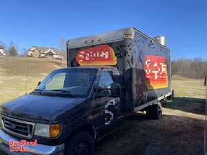 Lightly Used 2004 Ford E350 Kitchen Food Truck with Pro-Fire