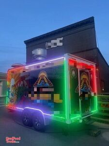 2022 8' x 16' Quality Kitchen Food Concession Trailer with Fire Suppression & HCD Insignia