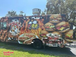2001 29' Freightliner Step Van Kitchen Street Food Truck with Pro-Fire System.