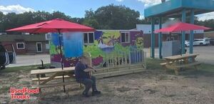 Well Equipped - 16 ' Shaved Ice Trailer Snowball Concession Unit