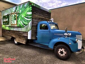Vintage 1946 Chevy Fire Truck 26' Kitchen Food Truck LOADED.