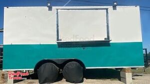 2021 Lightly Used 8' x 16' Mobile Kitchen Food Vending Concession Trailer.