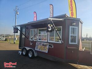 Well Equipped 2015 7' x 18' Coffee and Kitchen Food Concession Trailer