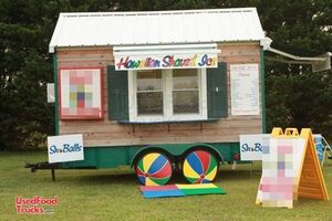12' x 7' Shaved Ice Concession Trailer
