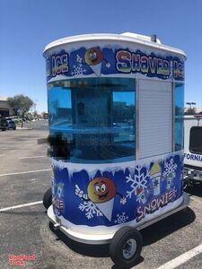 2015 Snowie 5' x 8' Shaved Ice Concession Trailer Towable Snowball Stand.