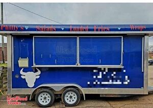 7' x 18' Mobile Kitchen Unit / Used Street Food Concession Trailer