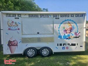 2024 Ice Cream/Soft Serve Concession Trailer Mobile Vending Unit