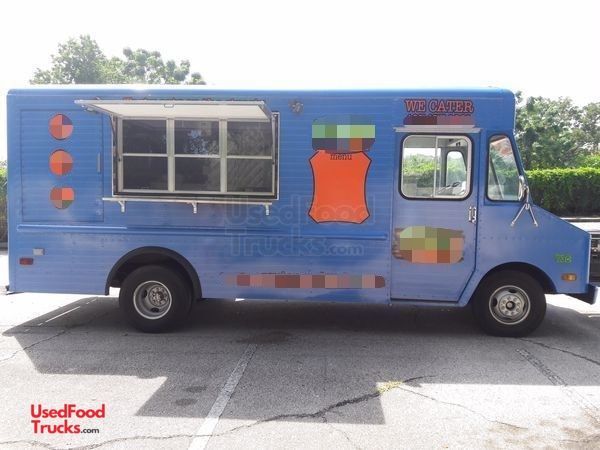 Self-Sufficient Chevy Food Truck / Vintage Mobile Food Unit-Freshly Changed Oil